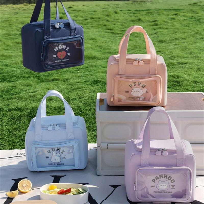 Portable Thermal Lunch Bag Designed For Professionals Practical Waterproof Oxford Cloth Great For Work Or Picnics