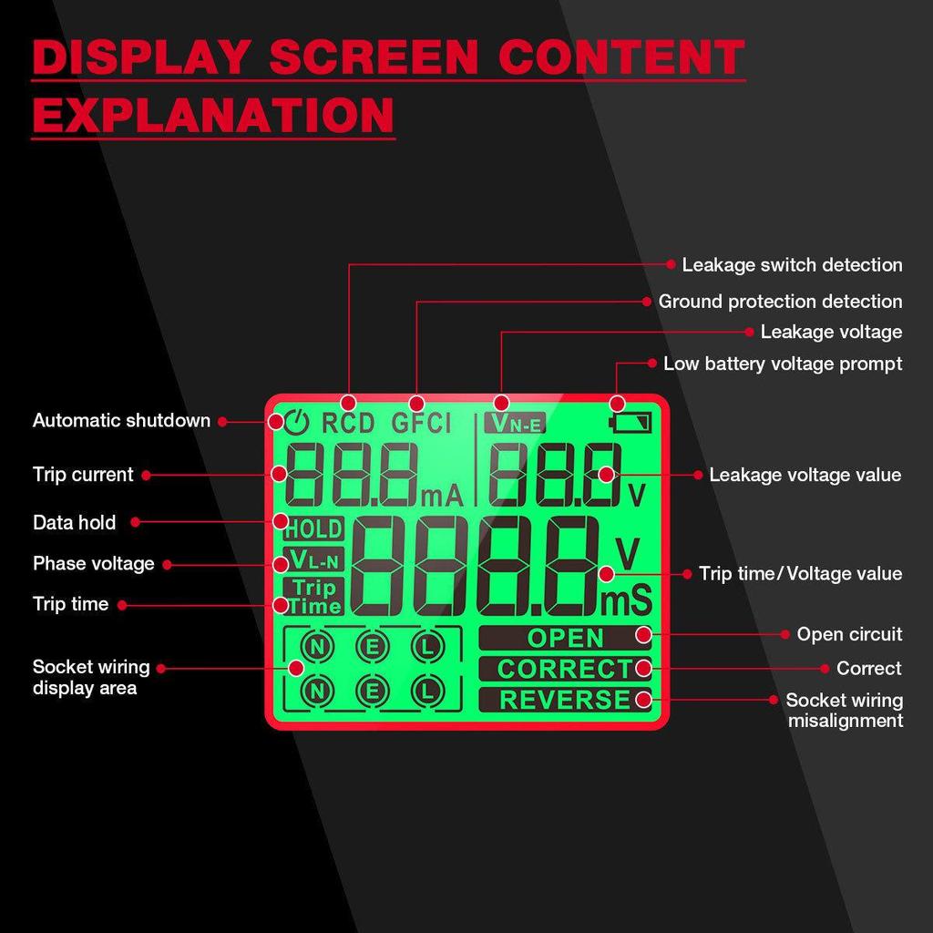 Huabo HT97 Series Socket Tester & Plug Phase Electroscope