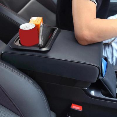 Universal Auto Armlehnenkissen Box Mittelkonsole Telefon Organizer Getränkehalter Aufbewahrungshalter Aufbewahrungsbox Autoinnenzubehör