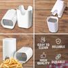 French Fries Potato Dicer Natural Fast Slicer Vegetable Dicer Chopper Vegetable Slicer French Fries Cutter Kitchen Tool 1pc