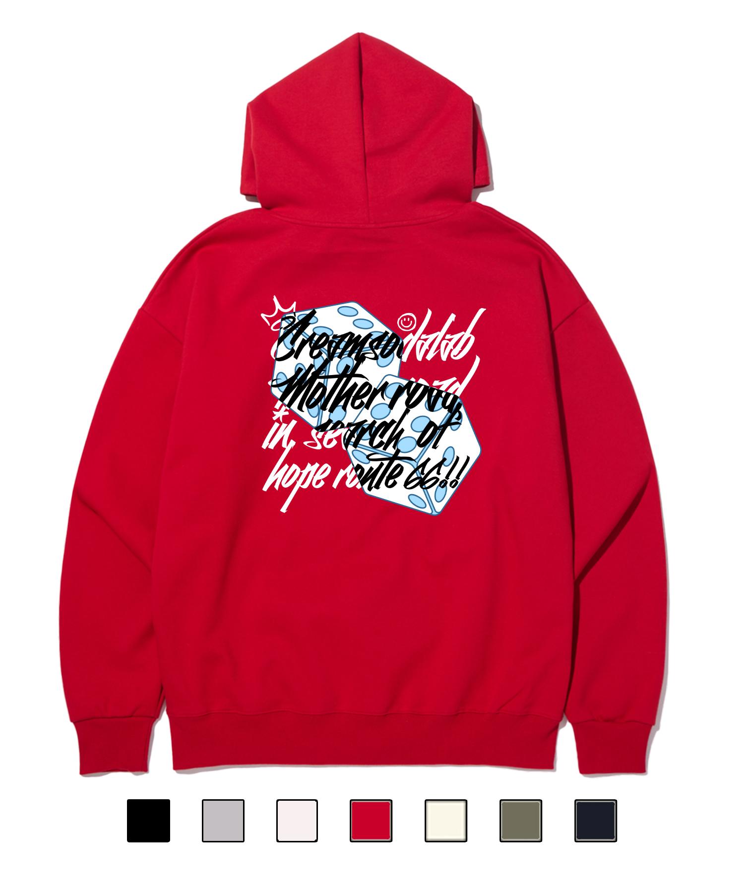 Cream Soda Lab Mother Road Dice Hood (B Type) Oatmeal/Regular L (2)