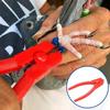 1 PZ 125MM Strumento Multifunzione per la Rimozione degli Anelli alle Zampe degli Uccelli Pinze Professionali per Aprire gli Anelli Elettronici alle Zampe di Piccioni Pappagalli Rosso