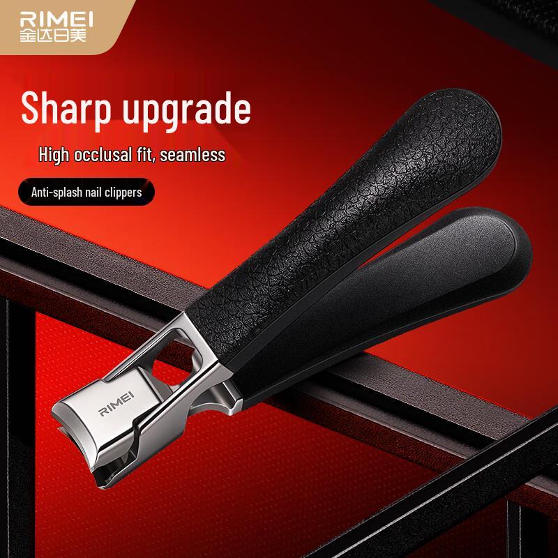 Jindad Rimei Stainless Steel Anti-Splash Flat-Edge Nail Clipper
