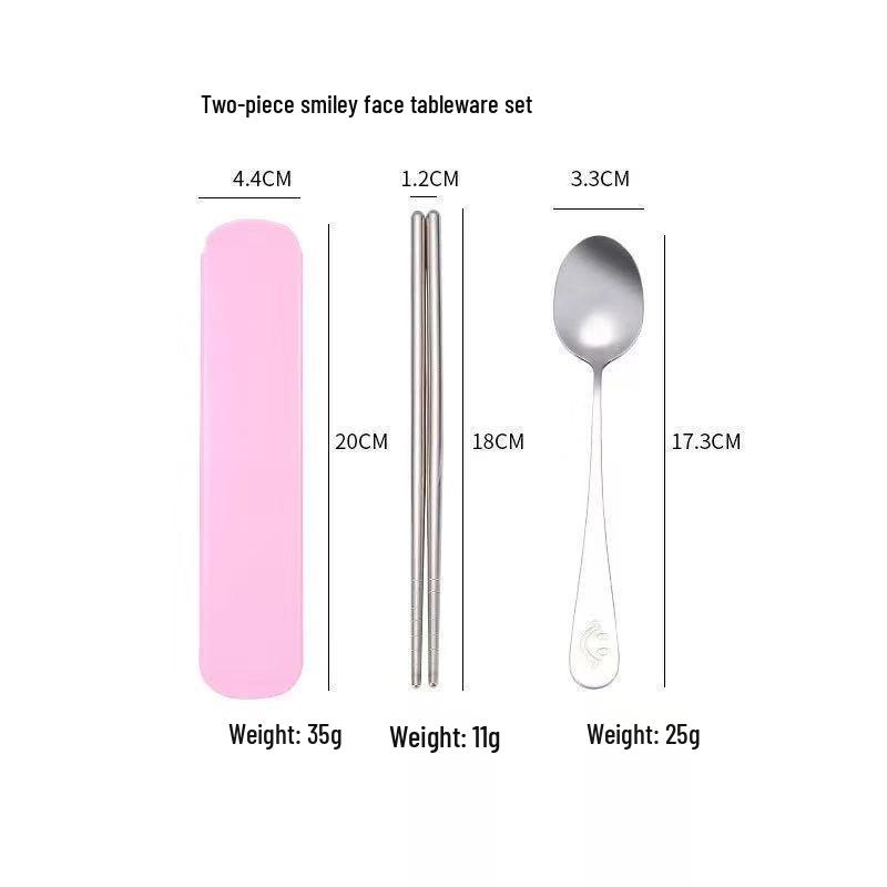 304 Stainless Steel Cutlery Set: Custom Logo Chopsticks, Spoon & Fork for Events