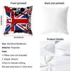 LOVE England Printed Cushion Cover Comfortable Reversible Pillow Cover Ideal for Car Sofa Bedroom & Beyond