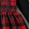 Elegant Black and Red Dress for Girls Summer Children's Fashion Princess Dress