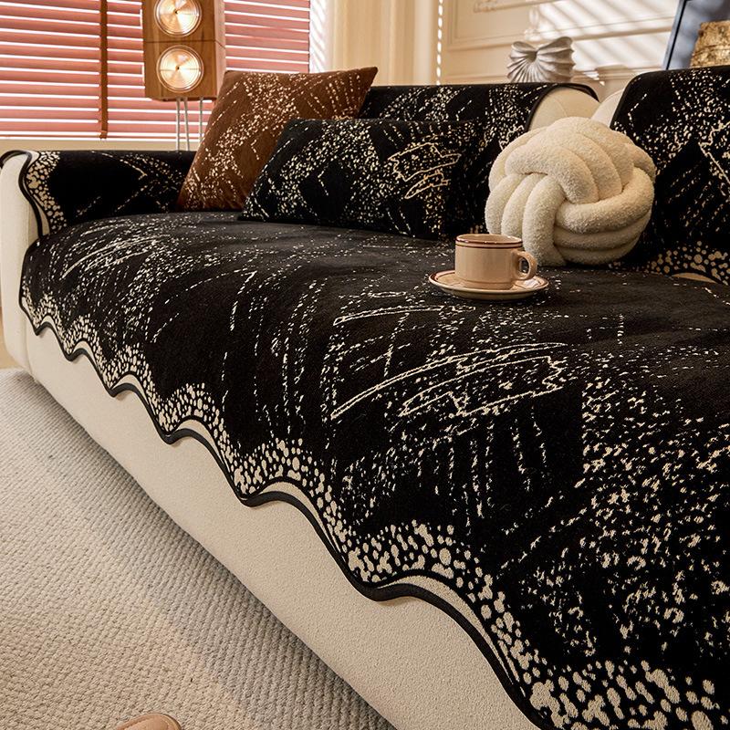 Special-Shaped Sofa Cushion Is Simple And Universal In All Seasons New Sofa Seat Cushion Non-Slip High-End Leather Sofa Cover