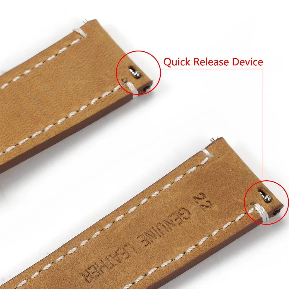 Rychloupínací řemínek na hodinky 18/20/22/24mm Náramek Řemínek na hodinky Příslušenství k hodinkám Řemínek