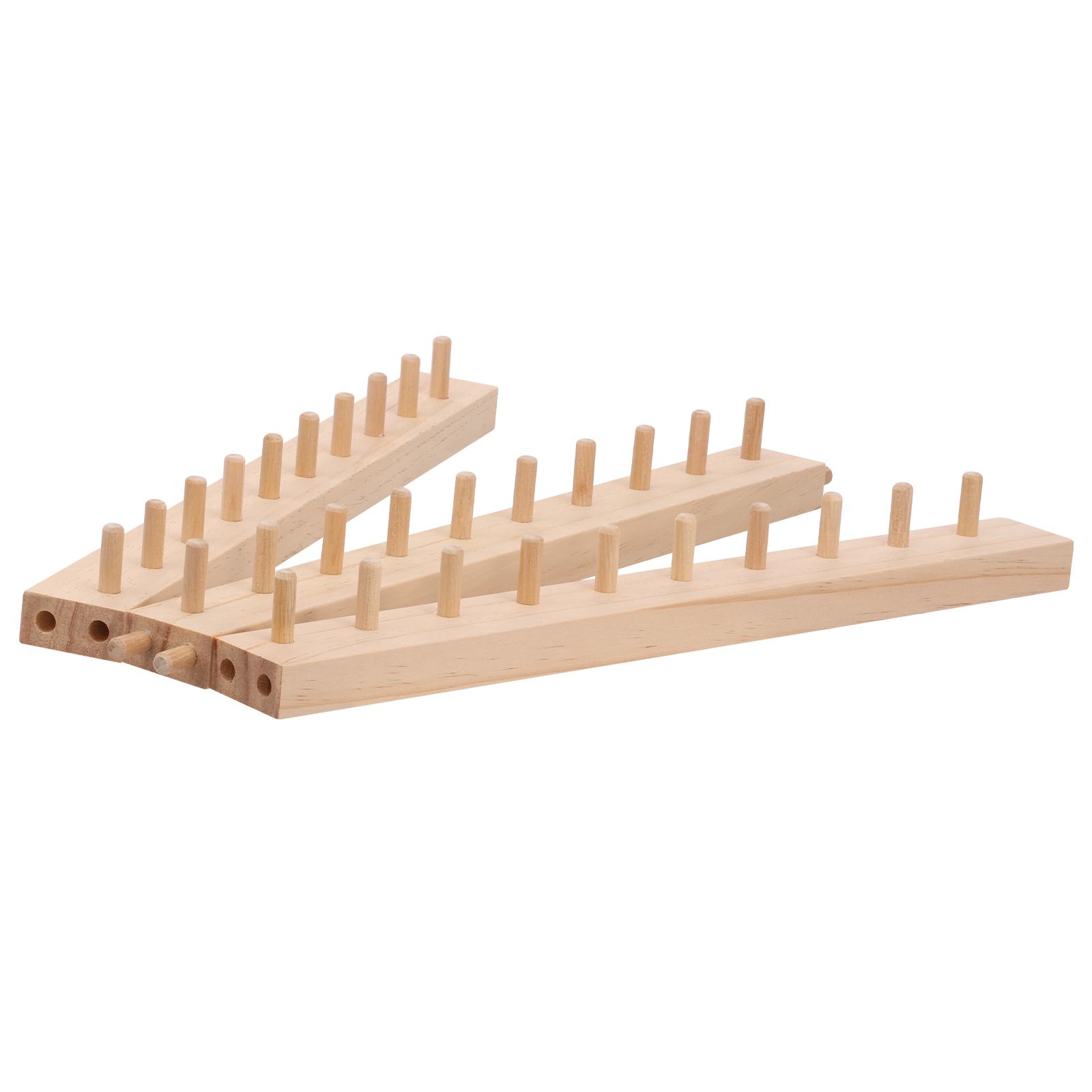 

46inch Chunky Knitting Blanket Machine Foldable Wooden Chunky Weaving Frame DIY Hand Knitting Tool for Beginners Crafts