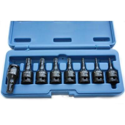 Ribe Impact Socket Set 1/2" Cr-Mo - Professional Quality, 8 Pieces