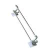 Double Towel Bar Plastic Stainless Steel Bath Towel Rack for Bathroom Double Towel Holder Wall
