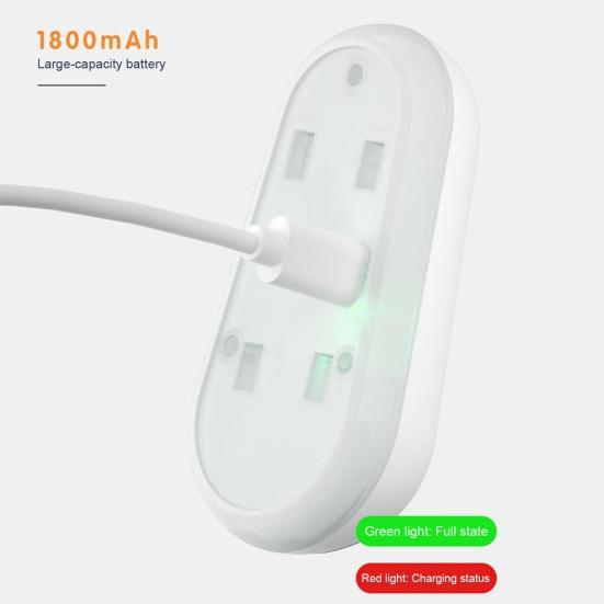 Toilet Light with Intelligent Sensing UV Sterilization Rechargeable USB-C Night Light Peel And Stick Soft Nightlight for Bathroom Toilet