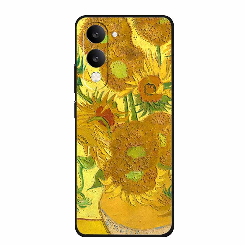 3D Emboss Case For Vivo iQOO Z10 Lite Phone Case Coque Flowers Silicone Soft Back Cover For Vivo Y29S Y29T Y19s GT 5G Case Funda