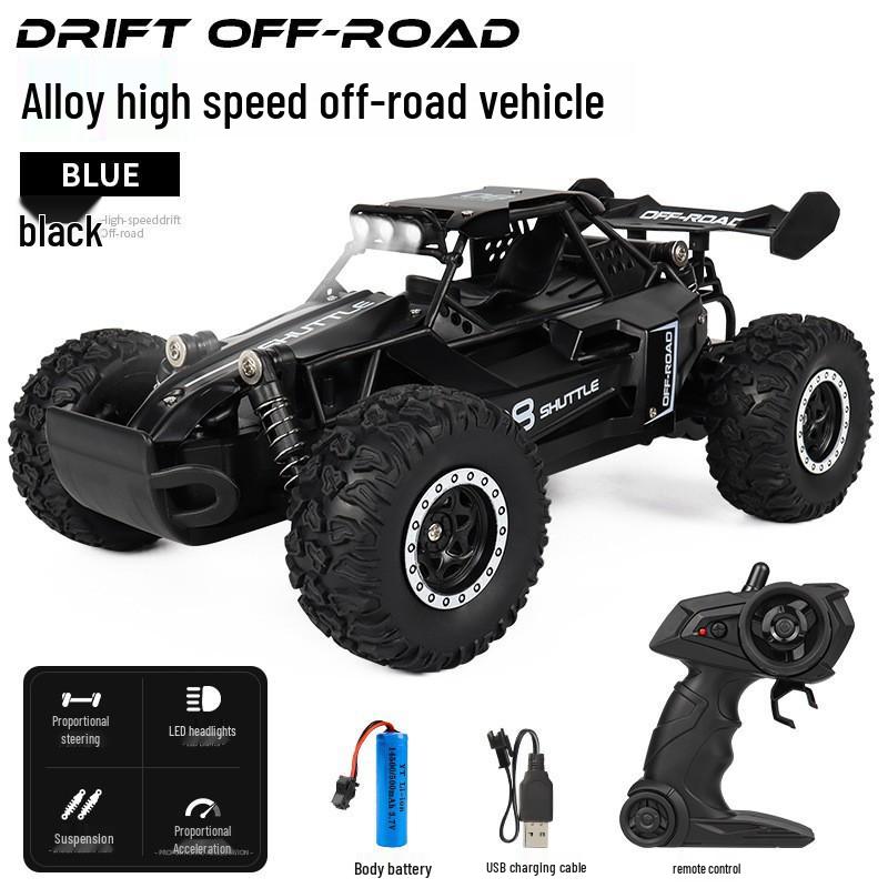 1:16 Alloy Remote Control 2.4G RC High-Speed Off-Road Racing Drift Car