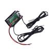 DC 4-28V Precision Dual Display Digital Termometer NTC Vattentät metallsond