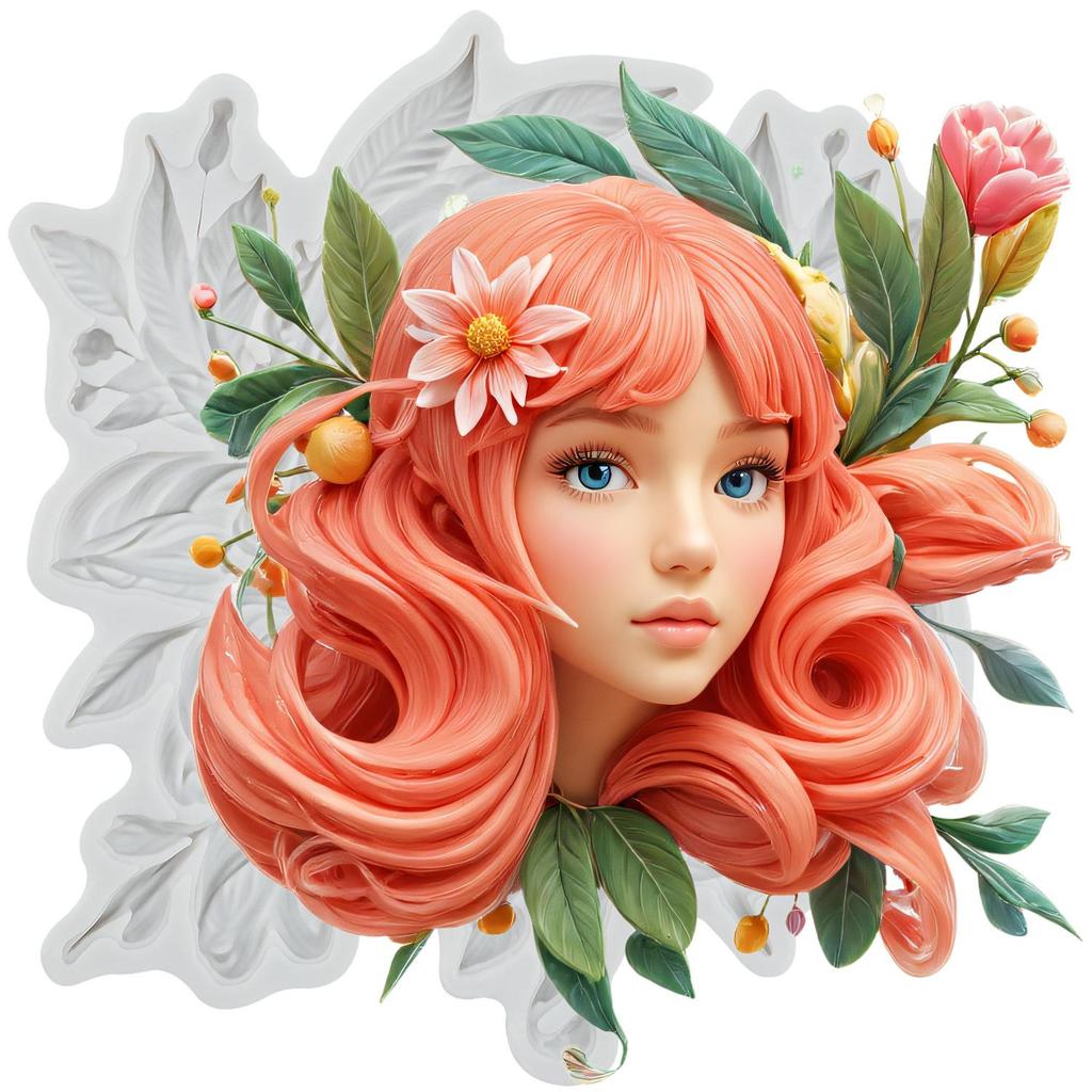 Goddess Silicone Mold Lady Avatar Fondant Molds Cake Decorating Tools Theme Cake Dessert Decorated Chocolate Candy Mold