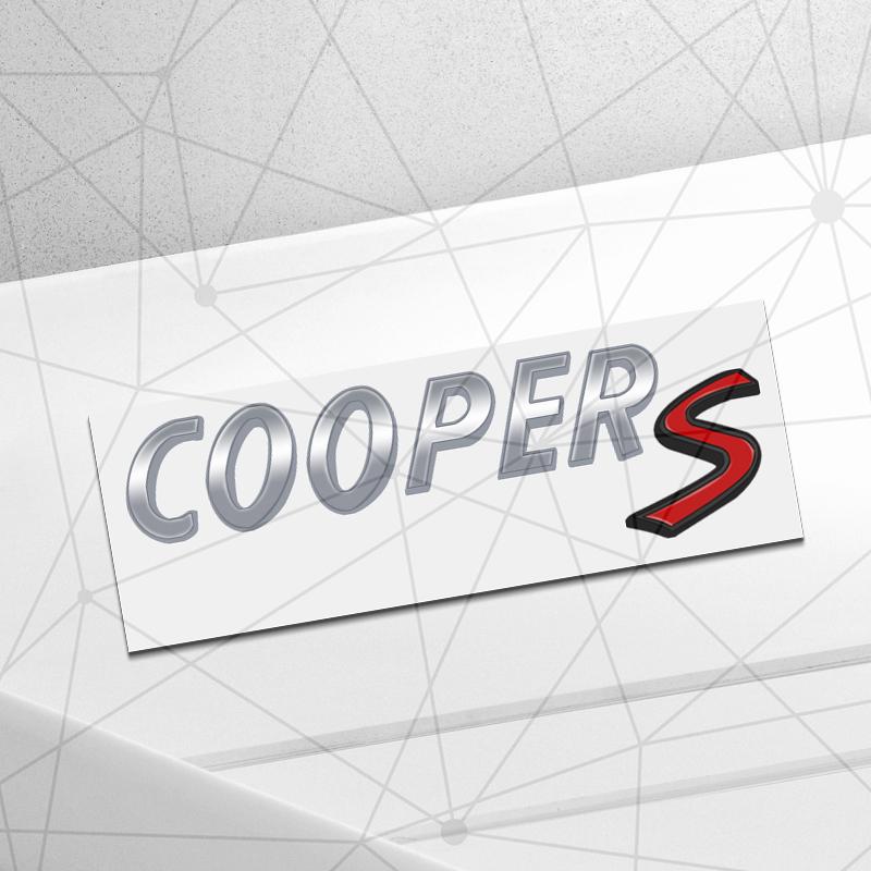 3D Auto Metal Cooper S SD Badge Car Rear Trunk Emblem Sticker LOGO Decor For Mini Cooper ONE Clubman Paceman JCW R56 R58 R59 F60