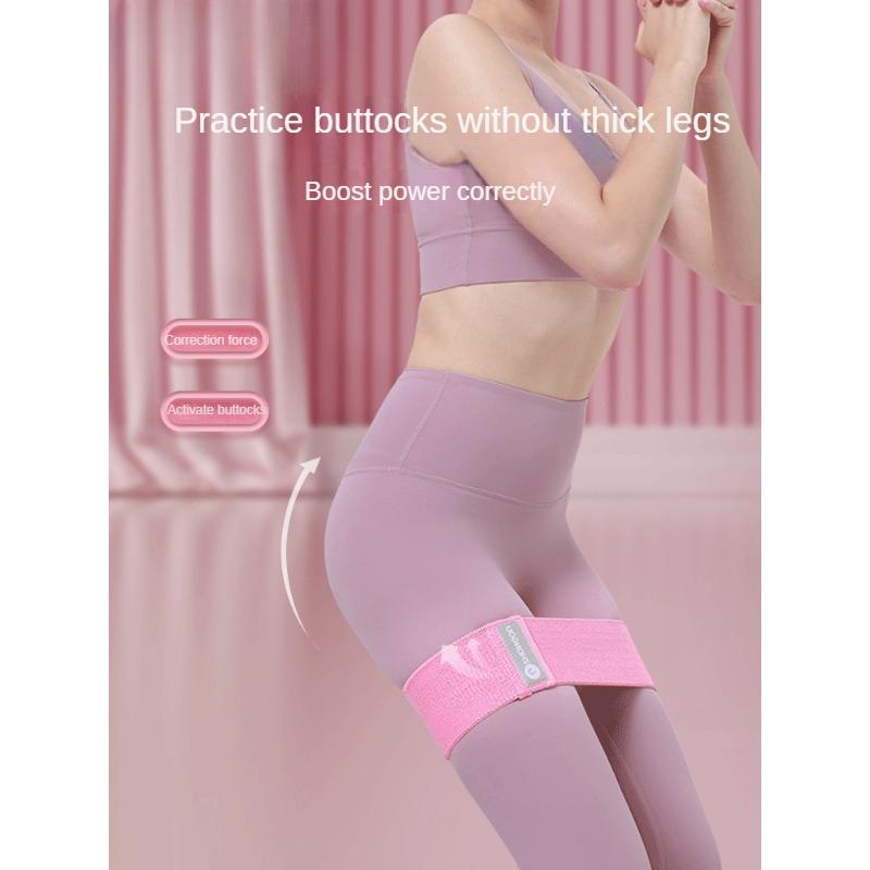 Elastic Band Hip Training Buttocks Exercise Peach Butt Trainer Beautiful Buttocks Yoga Resistance Band Fitness Women's Latex Silk