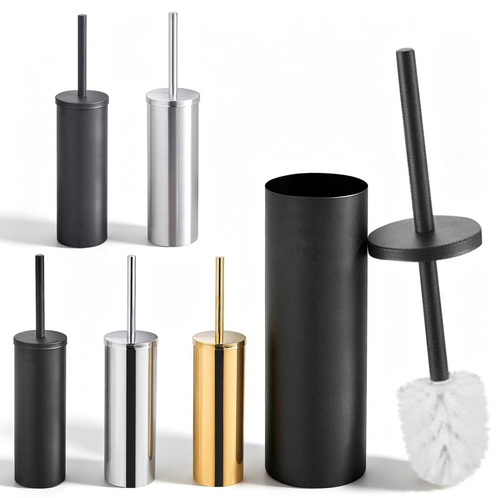 Toilet Brush And Holder, Toilet Brush 304 Stainless Steel, Toilet Bowl Brush For Bathroom Toilet-Ergonomic, Elegant,sturdy