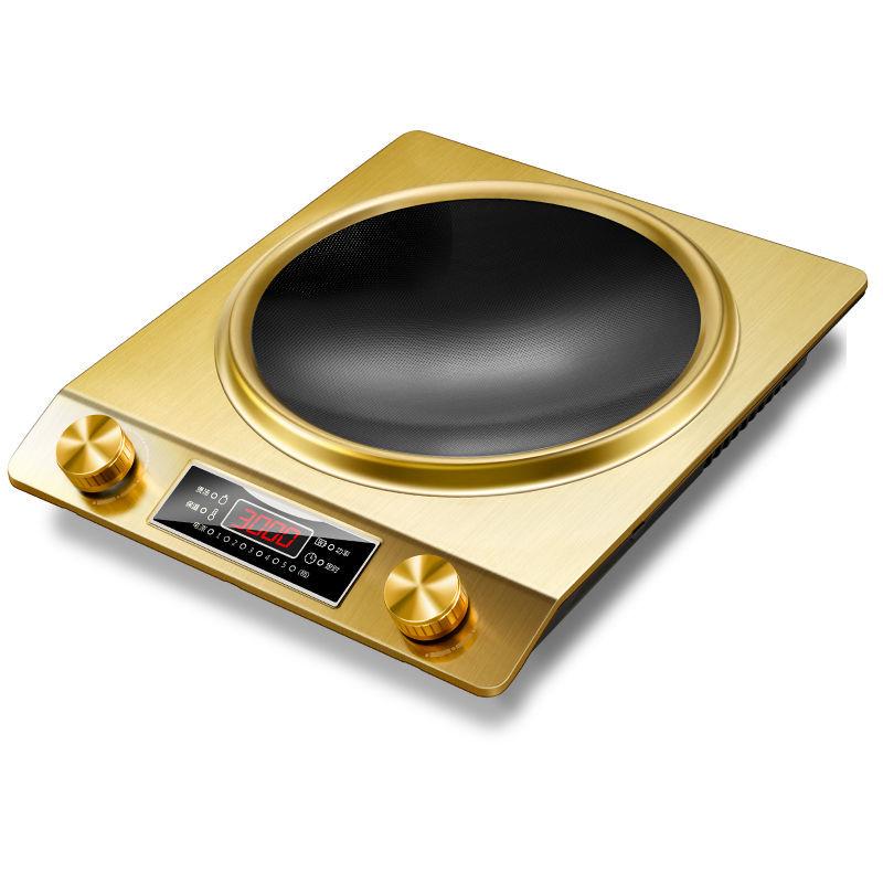 High-Power Induction Cooktop Set with Pot - Electric Ceramic Stove