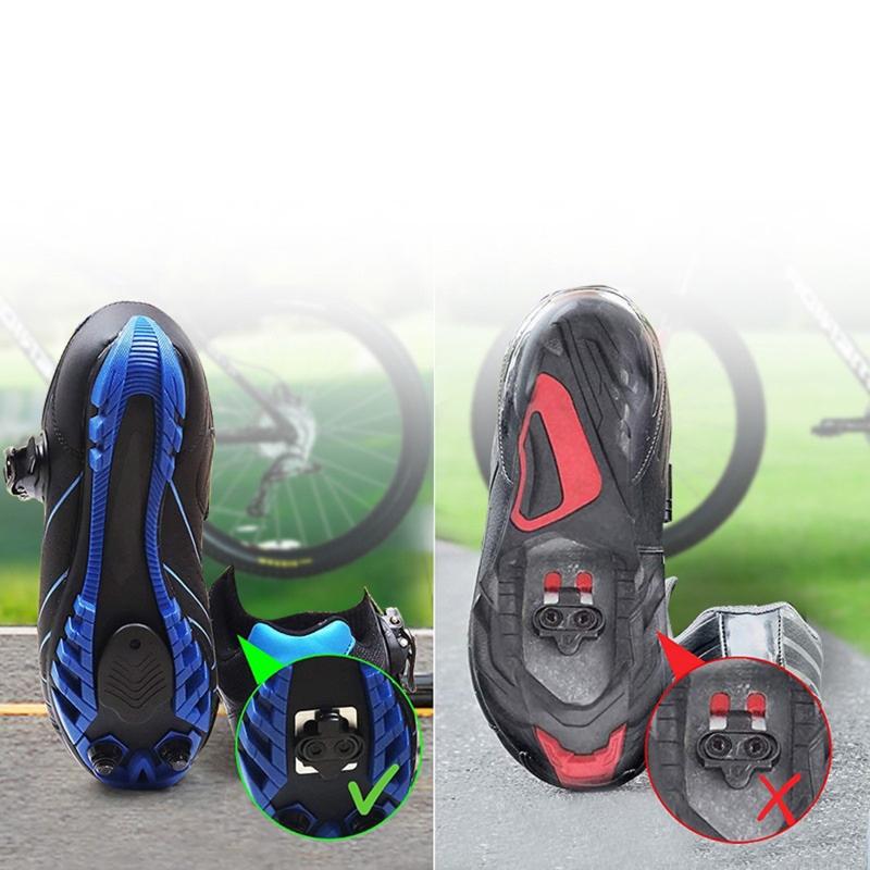 1 Pair Portable Mountain MTB Bike Pedal Cleats Covers Easy Installation