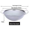 Stainless Steel Rice and Vegetable Washing Sieve with Draining Basket