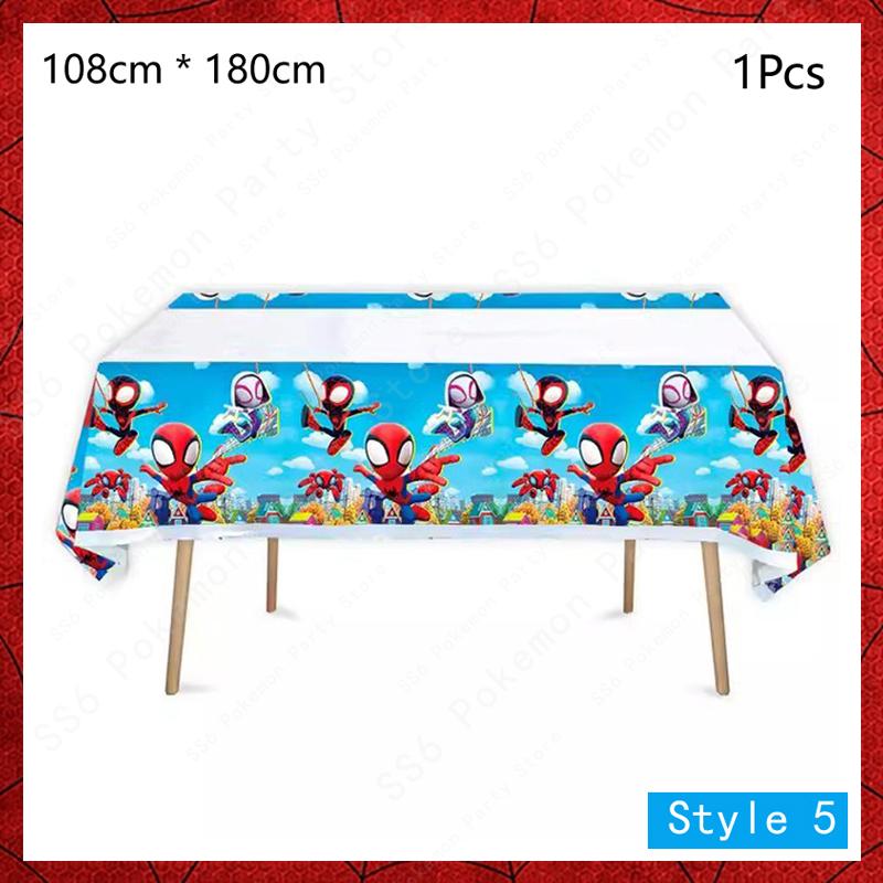 Spiderman Birthday Party Decor Itemations Disposable Tableware Plate Cup Napkins Bags Spidey Party Birthday Decor Itemation Supplies Set