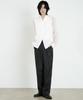 DUSTYWHITE White Haze Zip-Up Shirt