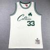Boston Celtics Basketball Jersey Tatum 0 Brown 33 Retro Embroidered Graffiti Sport Top Men Women Unisex Team Shirt