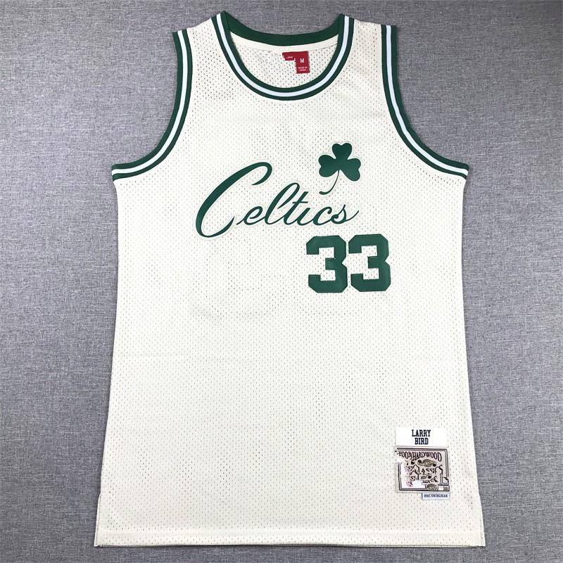 Boston Celtics Basketball Jersey Tatum 0 Brown 33 Retro Embroidered Graffiti Sport Top Men Women Unisex Team Shirt