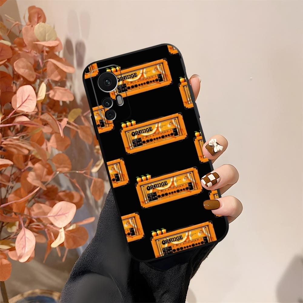 

Orange Guitar Amp Phone Case Fundas For Xiaomi 15 14 12 Lite Pro 13 11t POCO X5 M6 M5 X6 X3 F5 F6 Pro Cover Xiaomi 12 Lite