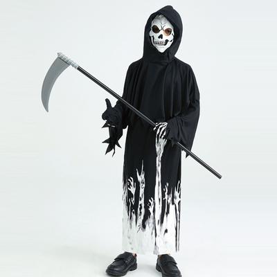 Velikonoce Purim Halloween Dětský ples Strašidelný duch Smrt Cosplay Vřískot Kostýmy Plášť Oblečení Anime Ve tmě Párty Představení Karneval
