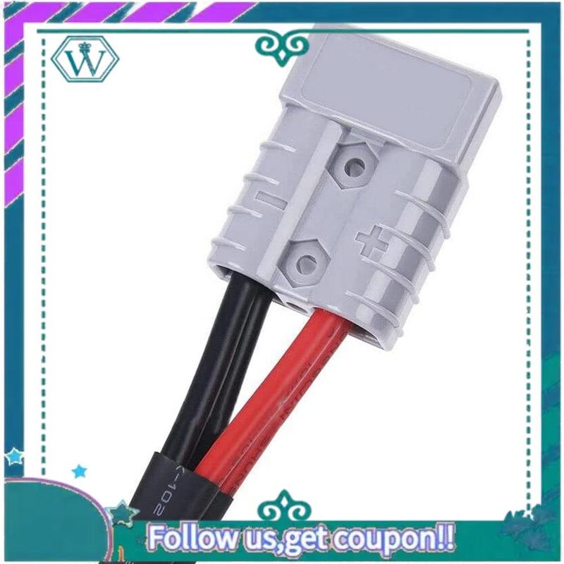 AA92-50A For Anderson Plug Connector Dual Y Adapter Battery Power Connector Forklift Power Plug Connector With 6MM Car Cable