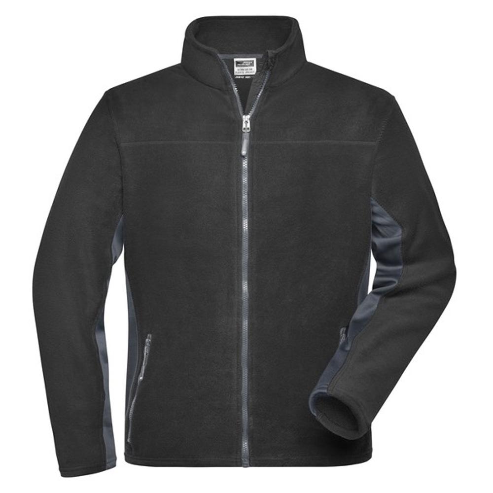 James and Nicholson Mens Strong Work Fleece Jacket