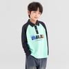 Boys' Color-Block Long Sleeve Polo Shirt