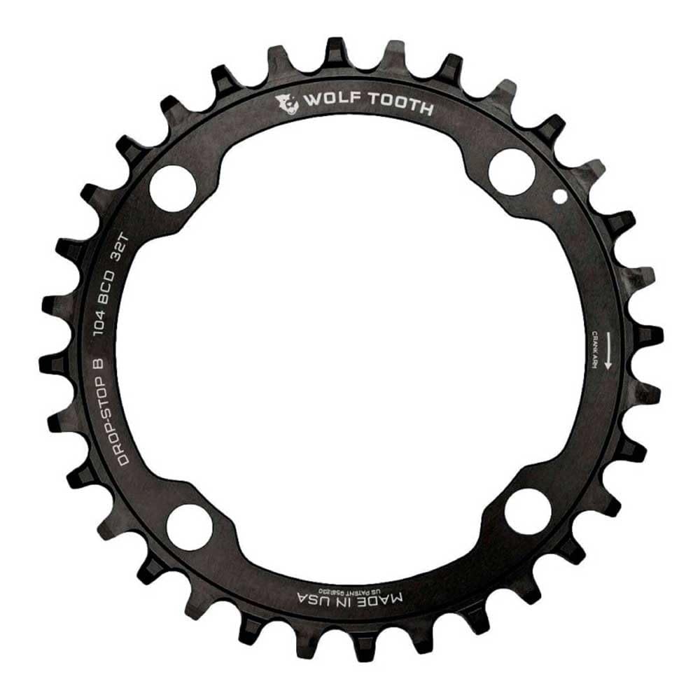 Wolf Tooth 104 BCD Chainring 34T B Drop-Stop