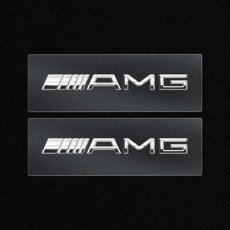 Car Emblem Logo Decorative Stickers Badge Decal Interior Styling For Mercedes Benz AMG A B C E S class GLA GLC CLA GLK GLE