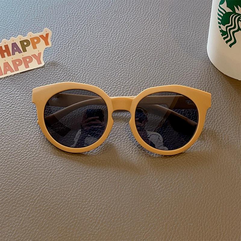 Latest Kids Cute Checker Panel Color Round UV Protection 400 Sunglasses Baby Girls Outdoor Sun Protection Sunglasses Children Sun Eyewear 0-8 years old