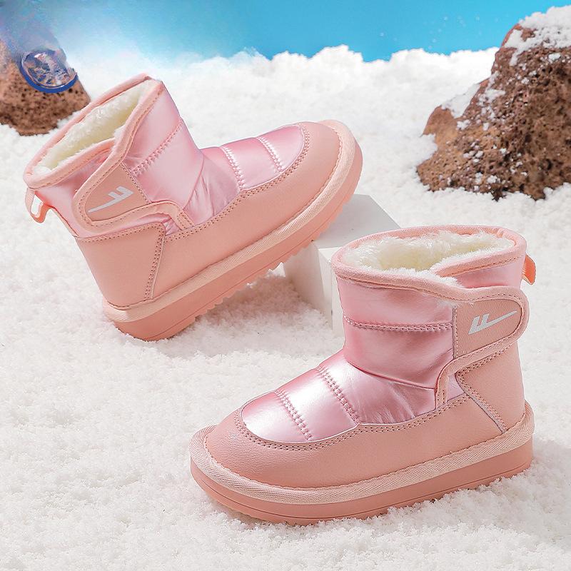 Winter nieuwe warme katoenen kinderschoenen, meisjeslaarzen