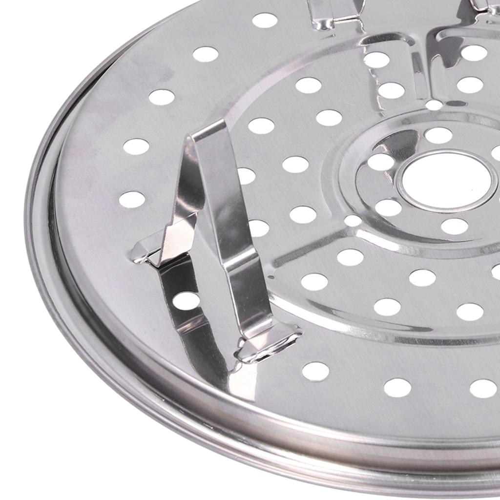Stainless Steel Heat Resistant Steaming Rack Tripod Design Non Stick Rack for Food Cake(19CM )