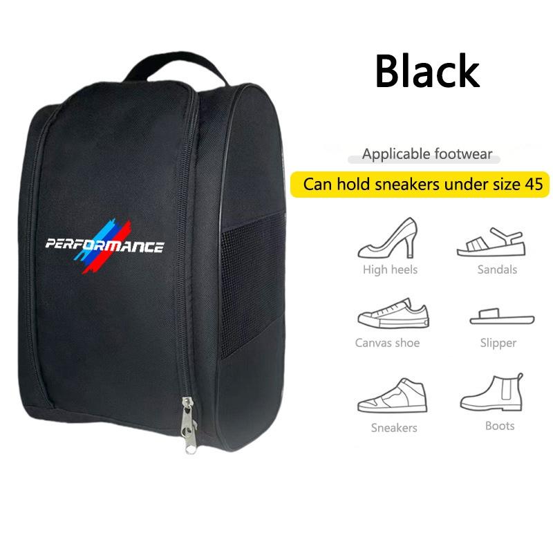 Car Sneaker Storage Bag Travel Shoes Storage Auto Accessory For BMW Performance M E46 E90 F20 E39 E91 E87 E60 E93 F10 X3 sticker pdcr06