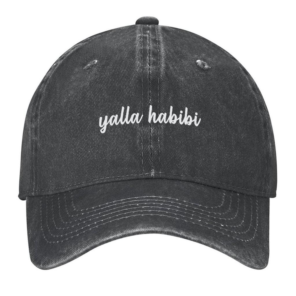 2026 Yalla Habibi Baseball Cap Dad Hat Thermal Visor Fishing Hat Sports Cap Women's Golf Wear Men's