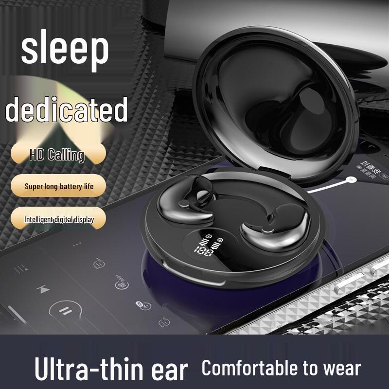 Y29 In-Ear Ultra-Thin Sleep Bluetooth 5.3 Earbuds: High Sound Quality, Long Battery Life, Digital Display.