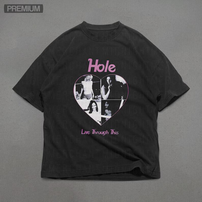 Hole Band T-shirt Comfort Colors Premium Cotton Shirt XXXXL