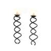 4pcs Women Fashion Hair Pins Spin Hair Accessory Hair Barrette Big Pearl Screw Clip Twist