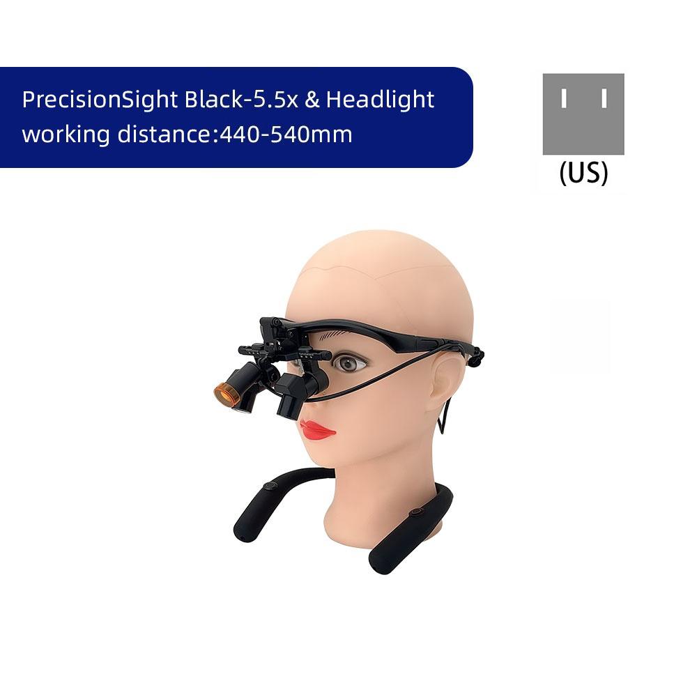 3.5X/4.5/5.5X/6.5X Dental Loupes Headlight Set Wearing Glasses Magnifying The Mirror Oral Glass Surgery Hd Led Equipment