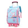 Li Shen Kids' 2-Wheel Trolley School Backpack for Grades 3-6