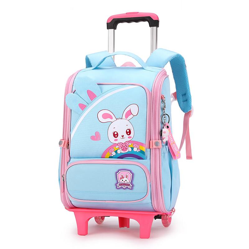 Li Shen Kids 6-Wheel Trolley School Backpack