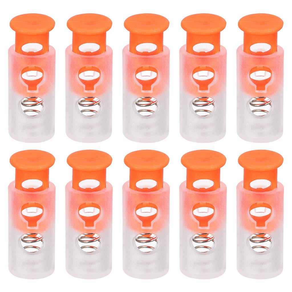 20pcs Plastic Spring Cord Lock Clamp Toggle Clip Stopper Toggle Clip Rope Clamp Buckle For Drawstring Bag Hat Clothes Shoelace