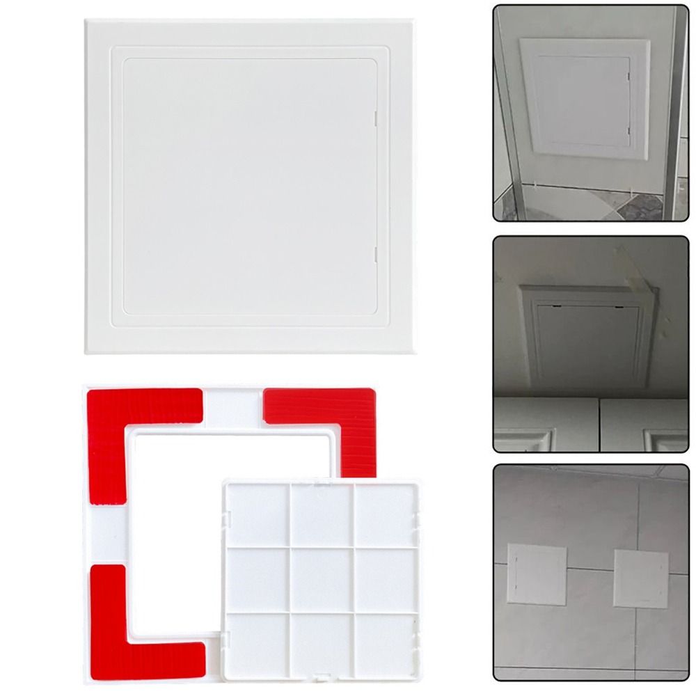 Self-adhesive Access Panel Door White Inspection Hole ABS Access Hatch Cover  Doors Wall Ceiling
